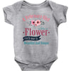 A February Girl Like A Flowers Baby Bodysuit