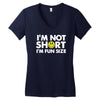 small tiny little shorty person gift tee Women's V-Neck T-Shirt