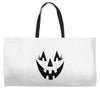 beauty face pumpkin Weekender Totes