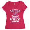 do not dwell in the past do not dream of the future concentrate the mi Women's Triblend Scoop T-shirt