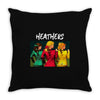 heathers girls Throw Pillow