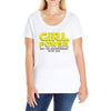 Girl Power May The Empowerment With You Ladies Curvy T-Shirt