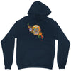 women's sugar skull purple Unisex Hoodie
