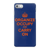 occupy wall street t shirt 99% organize carry on anti corporate greed iPhone 7 Case