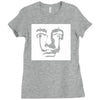 salvador dali face surrealist artist Ladies Fitted T-Shirt