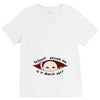 March Peeking Out Asian Baby Boy V-Neck Tee