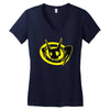 arkham orgins joker bat Women's V-Neck T-Shirt