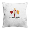 wood fellas Throw Pillow