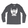 man beard funny mens Long Sleeve Shirts