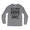 all men are created equal may Long Sleeve Shirts
