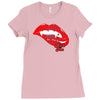 bite me Ladies Fitted T-Shirt