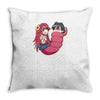 musume monster Throw Pillow