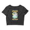 5  unicorn stab idiots Crop Top