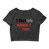 funny i fartlek Crop Top