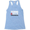 fishing and beer Racerback Tank