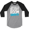 survived the delivery room it's a boy 3/4 Sleeve Shirt