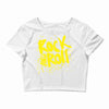 rock music r3 Crop Top