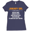 January Girl Hated By Many Ladies Fitted T-Shirt