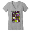 monster at house Women's V-Neck T-Shirt
