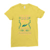 The Best Kind of Dad Raises a Caregiver Yes, She Bought Me This Shirt Ladies Fitted T-Shirt