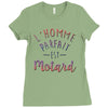 l homme parfait est motard Ladies Fitted T-Shirt