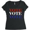 Vote Vote Vote America Women's Triblend Scoop T-shirt