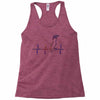 my heart beats for parrots Racerback Tank