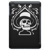 totenkopf zylinder skull pik poker ace topper bike mc rock metal iPad Mini