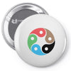 zentao symbol as evolution of the tao (yin yang) Pin-back button