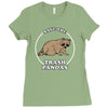 save the trash pandas Ladies Fitted T-Shirt