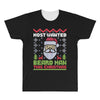 most wanted beard man this christmas All Over Men's T-shirt