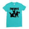 fortnite 4 Ladies Fitted T-Shirt