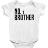 number one brother Baby Onesie
