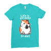 fat life Ladies Fitted T-Shirt