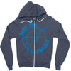 save the narwhales Zipper Hoodie