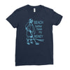 beach better have my money Ladies Fitted T-Shirt
