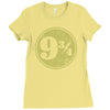 nine and three quarters Ladies Fitted T-Shirt