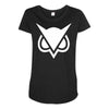 owl Maternity Scoop Neck T-shirt