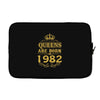 queens are born in 1982 Laptop sleeve