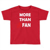 avengers more than a fan white logo Toddler T-shirt