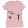 be together it's complicated math Ladies Fitted T-Shirt