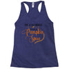 my favorite season is pumpkin spice Racerback Tank