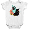 donut shark! Baby Bodysuit