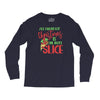 pizza christmas humor Long Sleeve Shirts