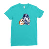 droid hug Ladies Fitted T-Shirt