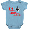 old school gamer Baby Onesie