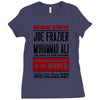 thrilla in manilla Ladies Fitted T-Shirt