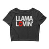 llama lovin' lover Crop Top