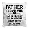 I Love You Father Throw Pillow