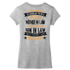 Super Cool Mother In Law Of A Freaking Awesome Son In Law Women's V-Neck T-Shirt